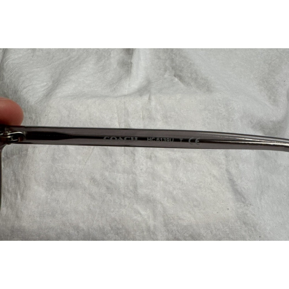 Coach HC6139U HC 6138U 5176 Transparent Grey Eyeglasses;‎ 53/15/140 FRAMES ONLY - Picture 5 of 8